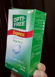 تجریه خرید محلول شستشوی لنز اپتی فری مدل Opti Free Express حجم 120 میلی لیتر