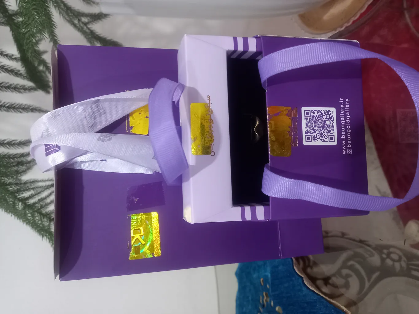 انگشتر طلا 18 عیار زنانه بان گالری مدل میرور قلب