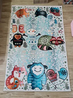 فرش ماشینی طرح شنل کد 1908 زمینه کرم