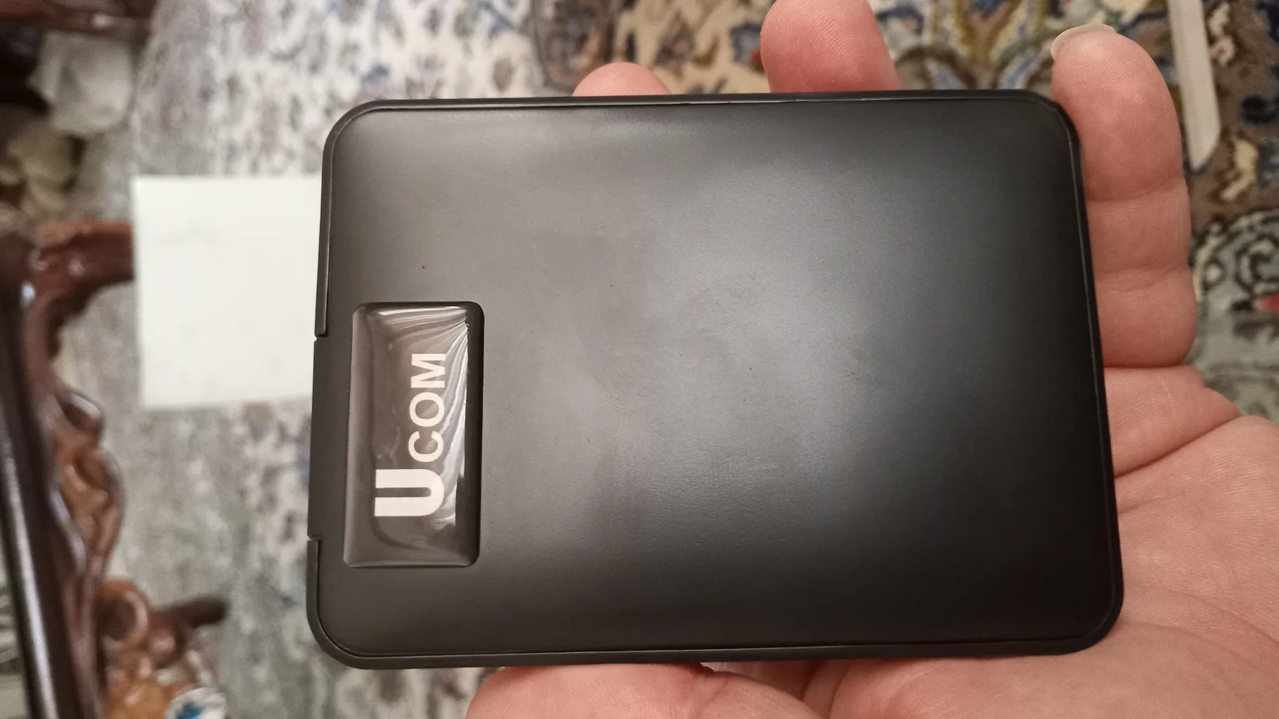 هارد اکسترنال یوکام مدل U3-1T ظرفیت یک ترابایت دارای رابط USB Type-A 3.2