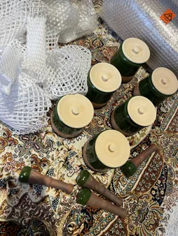 ظرف دیزی سفالی مدل یک نفره بسته 6 عددی