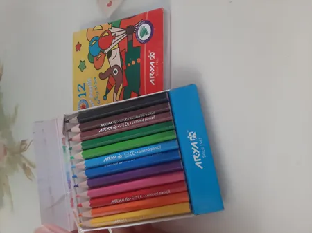 مداد رنگی 12 رنگ آریا مدل 3072 کد 144434