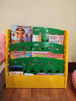 قفسه کتاب اتاق کودک مدل مانا