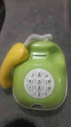 قلک طرح اسباب بازی تلفن و ماشین