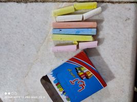 گچ رنگی آریا مدل Chalk_06 بسته 6 عددی