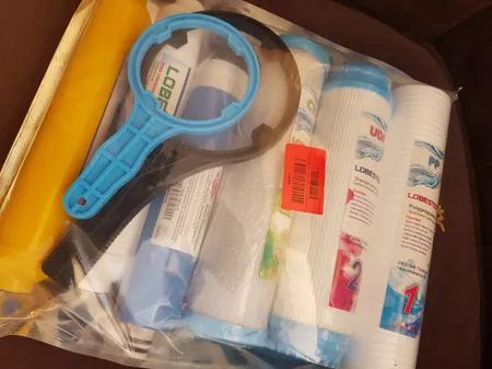 فیلتر تصفیه کننده آب لابستر مدل LF16 مجموعه 5 عددی به همراه فیلتر فیلمتک مدل 75G-1812