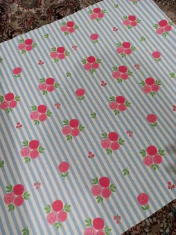 چرم مصنوعی طرح راه راه گلدار مدل FLA120801