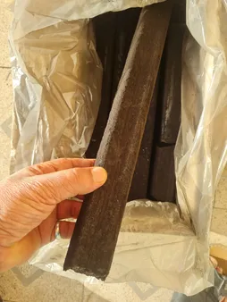 هیزم فشرده مدل پلاس وزن 10 کیلوگرم