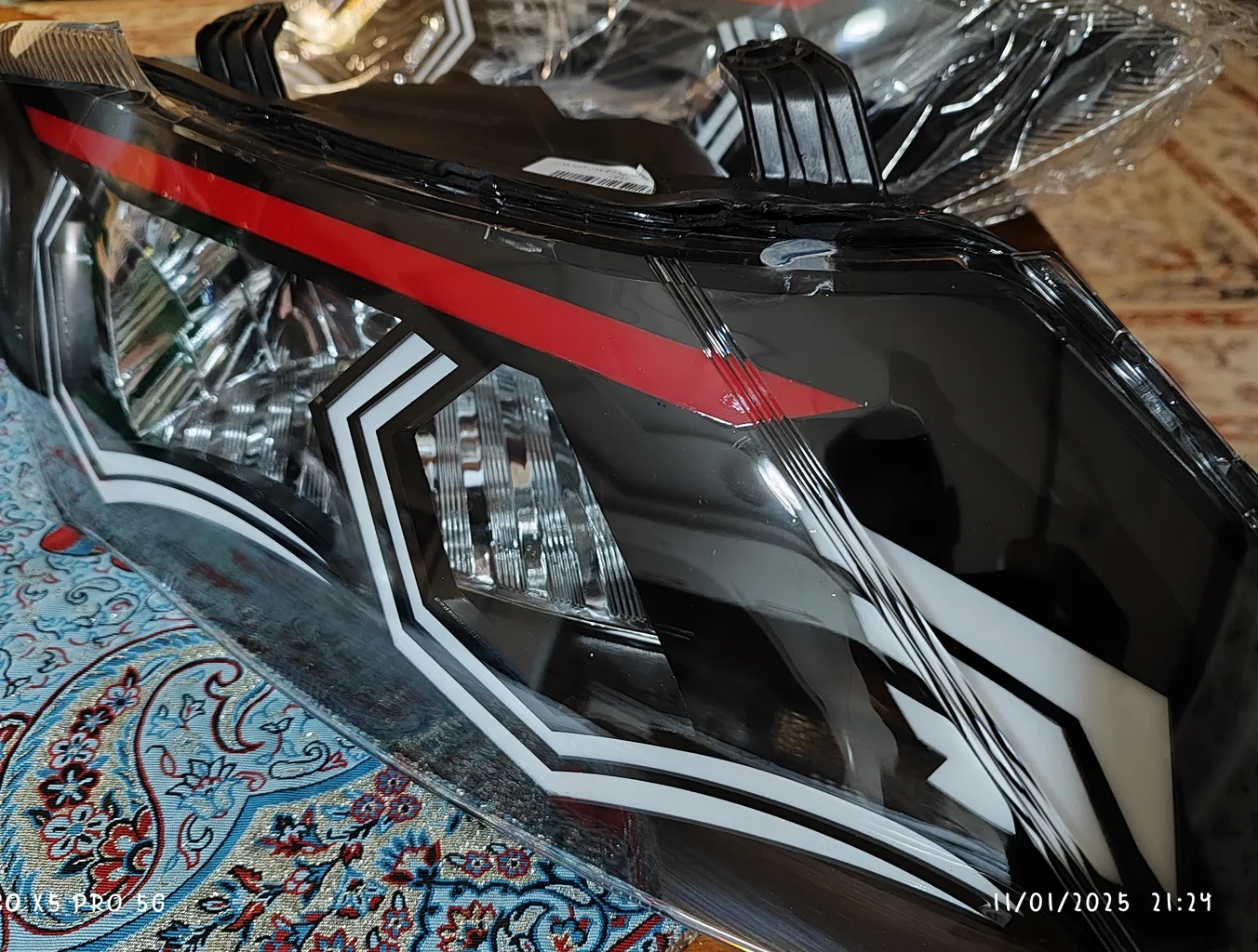 چراغ جلو خودرو گروه پژوهش صنعت مدرن مدل Transformed-WR مناسب برای ساینا،کوئیک بسته دو عددی