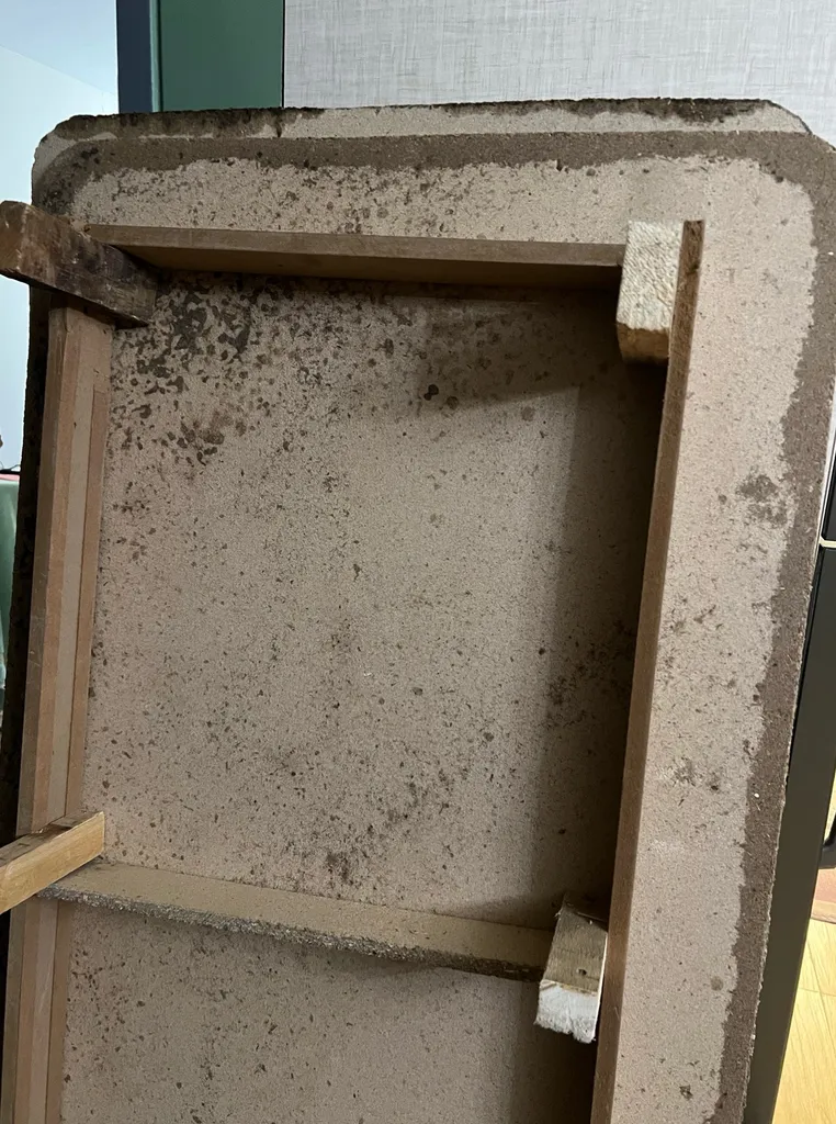 تخت خواب چوبی دونفره دیباروکش امیدی مدل الماس 1135 سایز 200×160 سانتی متر