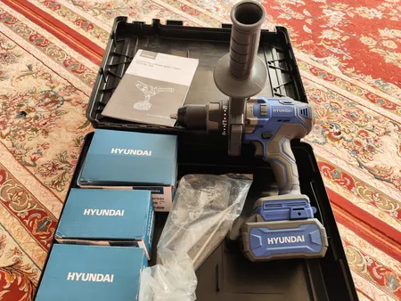 دریل پیچ گوشتی چکشی هیوندای مدل HP204L-CD