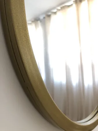 آینه مدل گرد فلزی طرح ظریف کد F-50