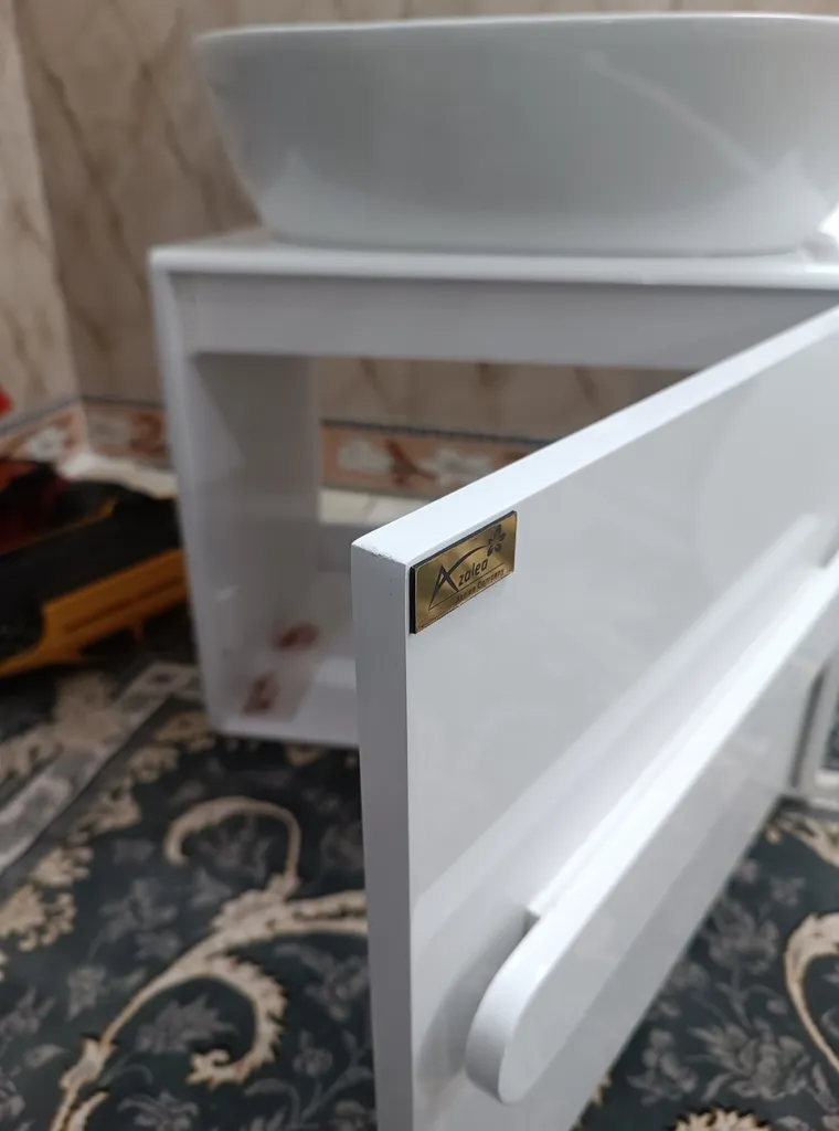 ست کابینت روشویی آزالیا مدل ellipse11 به همراه آینه