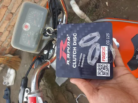 صفحه کلاچ موتورسیکلت راپیدو مدل CLU20 مناسب برای هندا سی جی 125 بسته 5 عددی