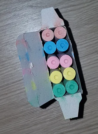 گچ رنگی مانگیو مدل M1 بسته 10 عددی