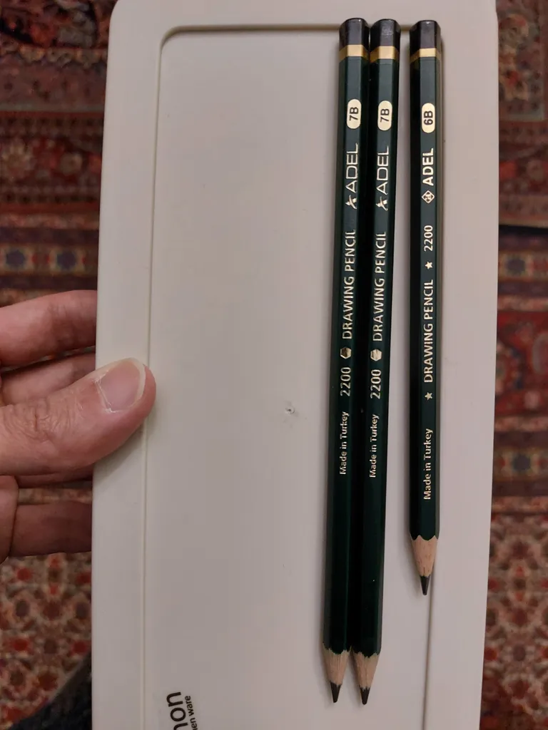 مداد طراحی آدل مدل 7B کد 007 بسته 2 عددی