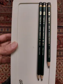 مداد طراحی آدل مدل 7B کد 007 بسته 2 عددی