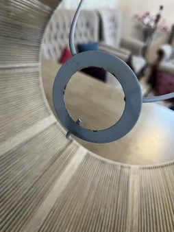 شید آباژور مدل مخروطی  نخ  مکرومه