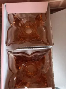 تجریه خرید جاشمعی بلور کاوه مدل Liliome بسته 2 عددی