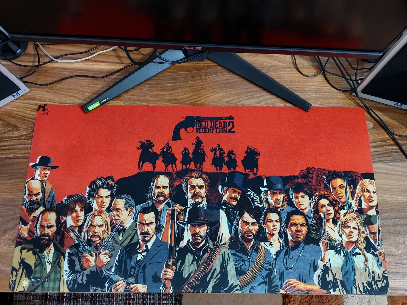 ماوس پد مخصوص بازی هومرو مدل MX074 طرح بازی رد دد ریدمپشن Red Dead