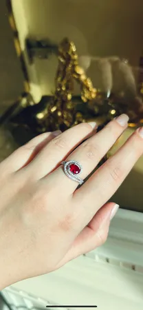 انگشتر نقره زنانه مدل AMT-R172