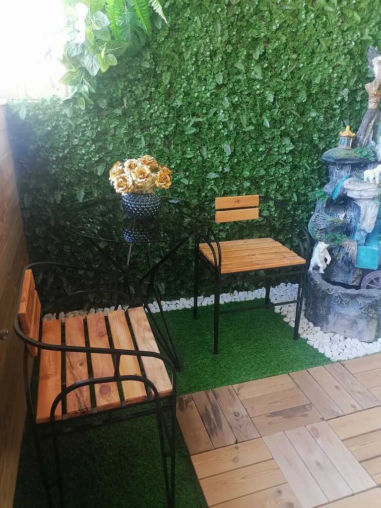 میز و صندلی ناهارخوری 2 نفره دکومرآت مدل ژیان