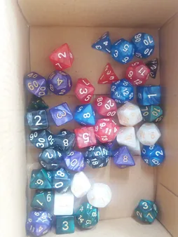 تاس بازی مدل بازی ریاضی ویز دایس بسته 42 عددی