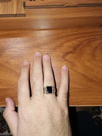 انگشتر نقره مردانه مدل P800