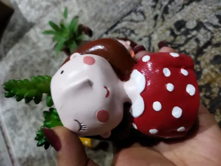 گلدان طرح دختر مدل DG022-26 مجموعه 4 عددی