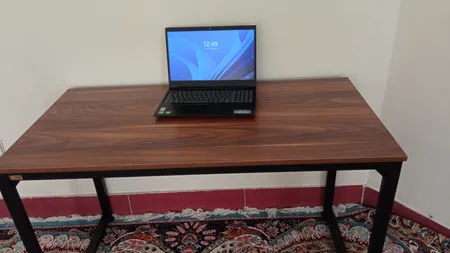 میز اداری دیزم مدل مونتاژی TLD_asm_120×60_BRN