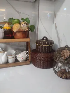 تجریه خرید سبد حصیر بافی ارغوان سازان مدل شاتوت