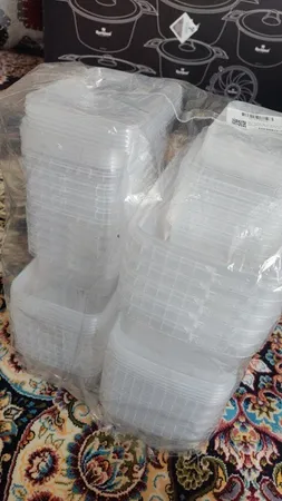 ظرف نگهدارنده پولاد پویش مدل فریزری کد 102 مجموعه 30 عددی