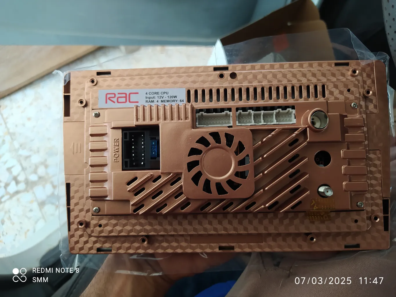 مانیتور خودرو راک مدل اندروید(4+64) مناسب برای پراید 132