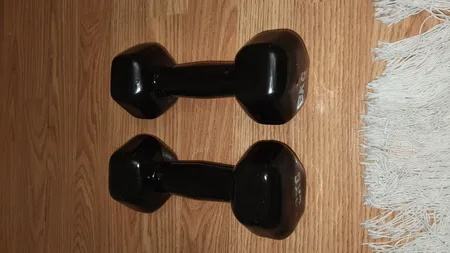 دمبل مدل روکش‌دار وزن 3 کیلوگرمی بسته دو عددی