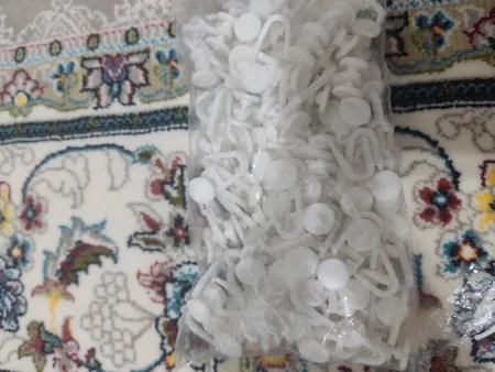 گیره پرده اطلس مدل at-100 بسته 100 عددی