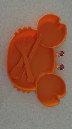 ظرف غذای کودک مدل خرچنگ بسته 5 عددی