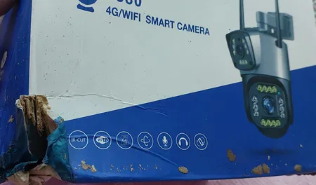 دوربین مداربسته تحت شبکه مدل سیمکارتی دو لنزه 4G