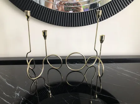 شمعدان طرح پیچ مدرن کد 007