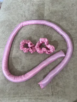 بیگودی مدل کرلی روبان به همراه کش مو بسته 2 عددی