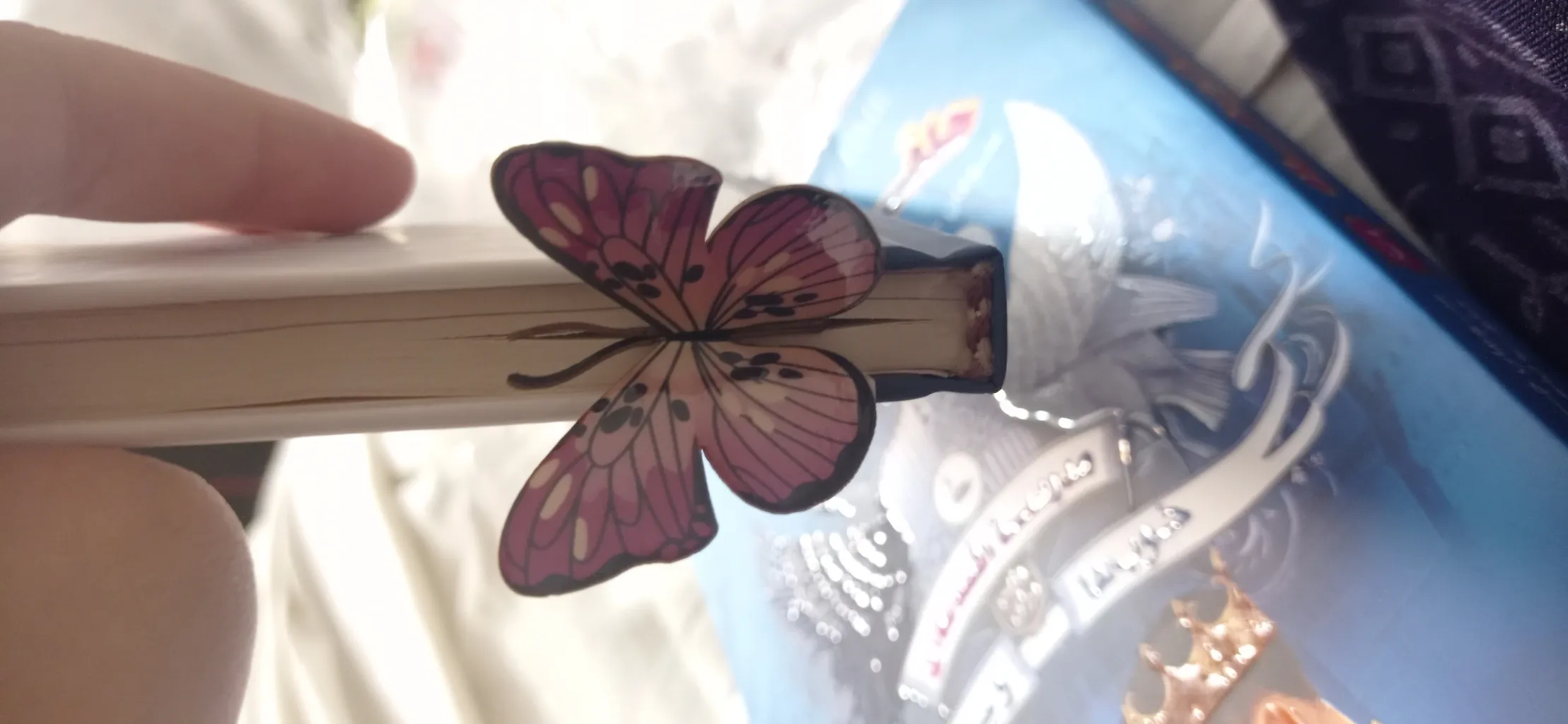 نشانگر کتاب باروچین مدل پروانه ها کد bk-19 بسته 2 عددی