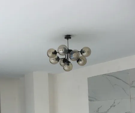 لوستر 9 شعله نورهام مدل مولکولی نوریس