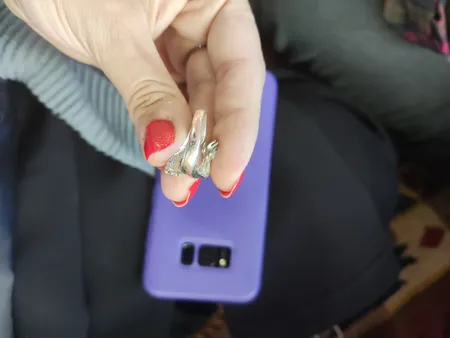 انگشتر نقره زنانه مدل آغوش کد RG111