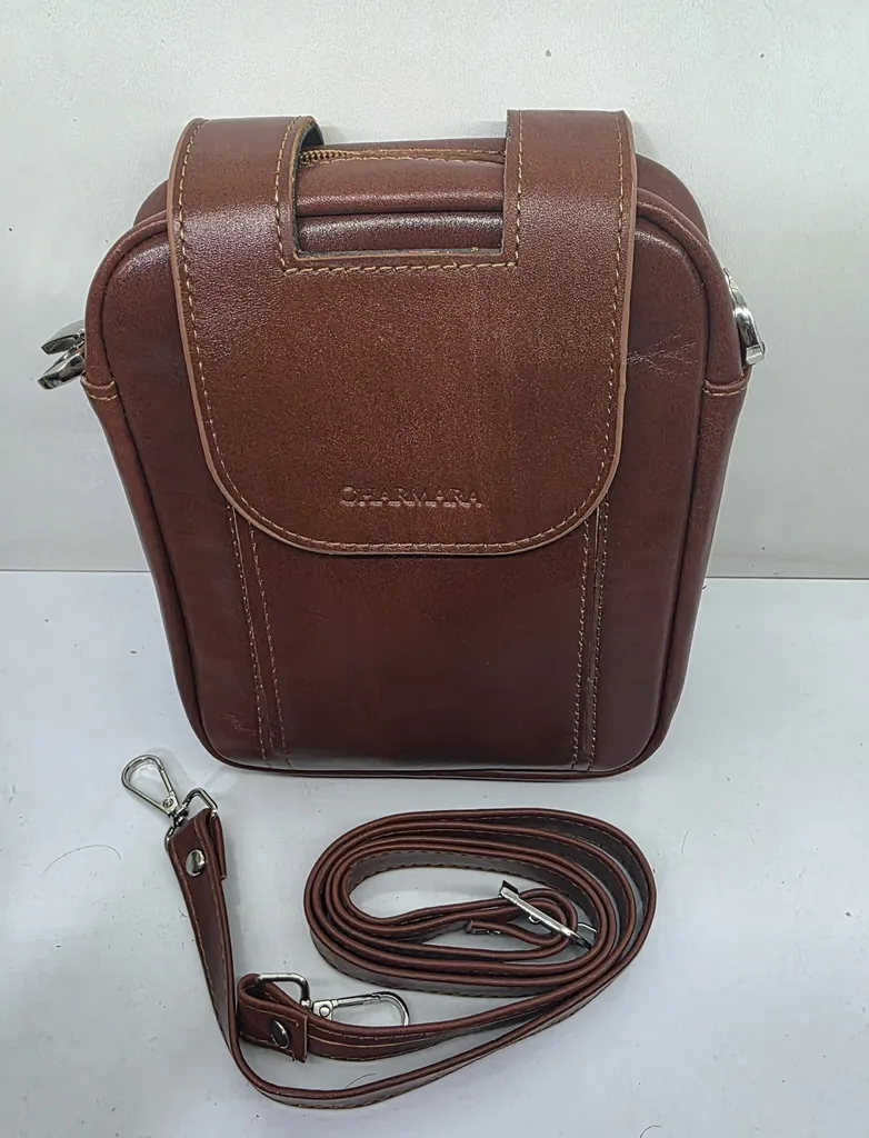 کیف رودوشی مردانه چرم آرا مدل d034 s