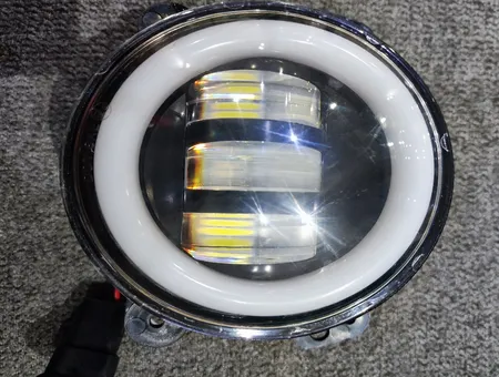 چراغ مه شکن جلو خودرو مدل نئون دار مناسب برای ساینا بسته دو عددی