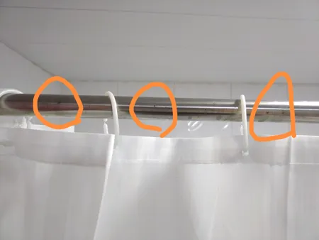 میله پرده حمام پیسو مدل 140240-S