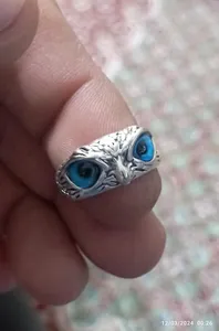 تجریه خرید انگشتر مدل جغد چشم خاص کد 684152