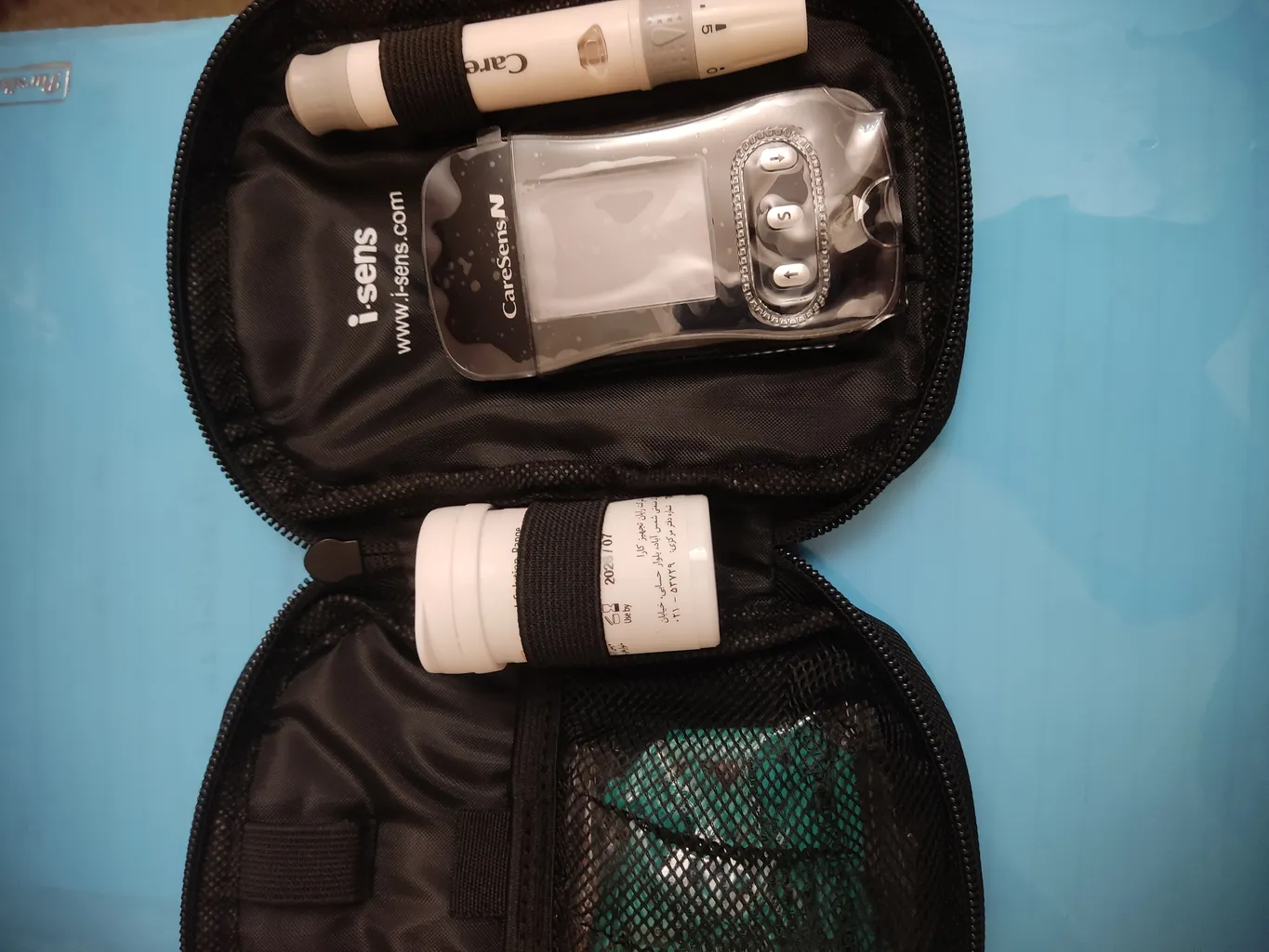 دستگاه تست قند خون کرسنس مدل IS643212-R به همراه قلم لانست زن