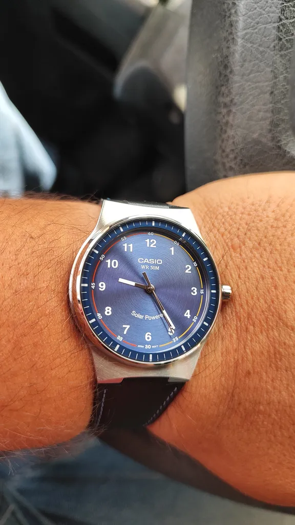 ساعت مچی عقربه‌ای مردانه کوارتز کاسیو مدل MTP-RS105L-2BVDFCN