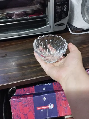 کاسه شیشه و بلور اصفهان مدل فلورانس کد 923 بسته 6 عددی