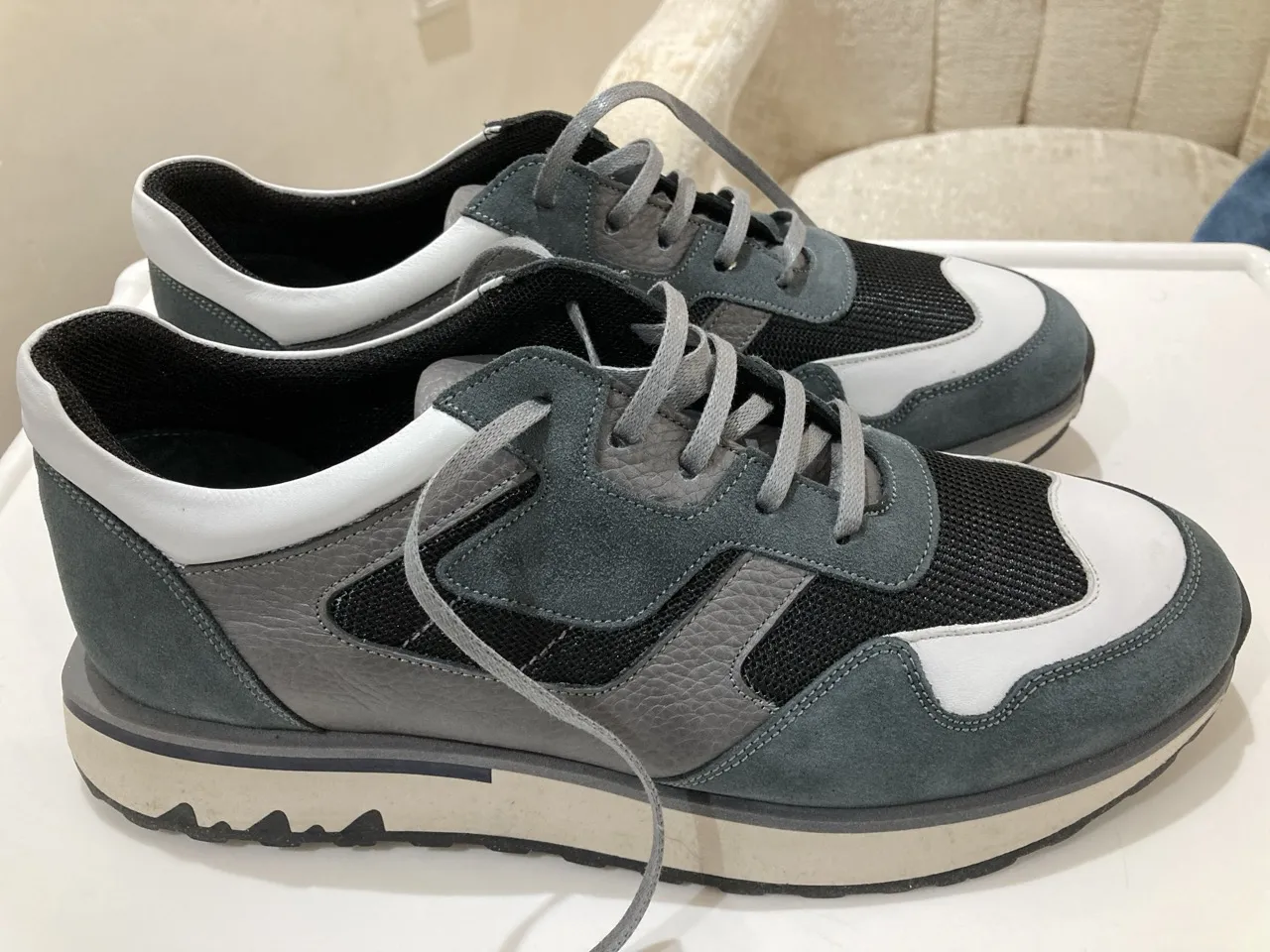 کفش روزمره مردانه چرم مشهد مدل j6205-002